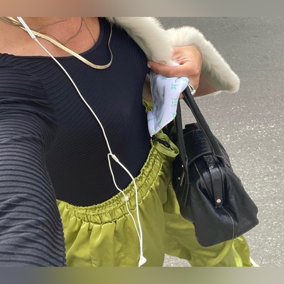 NWOT 💚 Laina Rauma green drawstring club bed lightweight satin pants size S - Picture 9 of 17